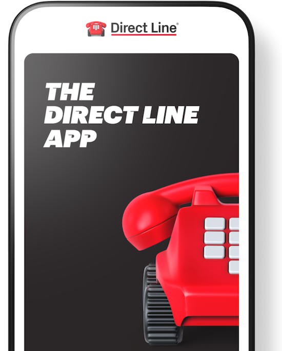 DirectLine phone on screen